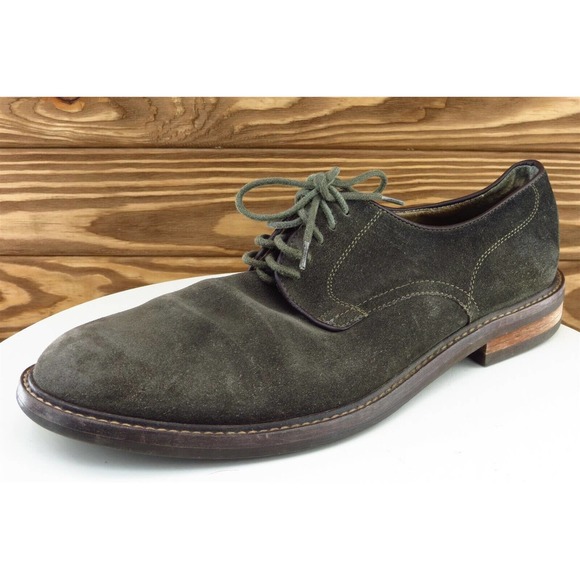 1901 Shoes‎ Sz 11.5 M Brown Derby Oxfords Leather Men - Picture 1 of 9